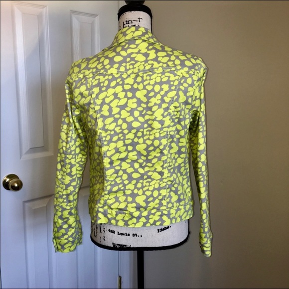 Neon Animal Print CYNTHIA ROWLEY Jacket - Picture 3 of 6